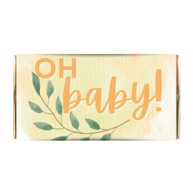 Baby Shower Chocolate Bar