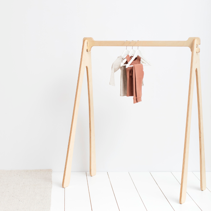 Timber Clothes Rack