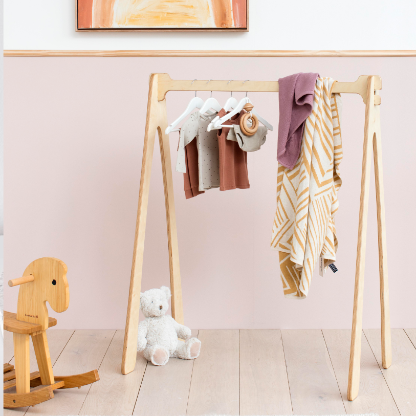 Timber Clothes Rack