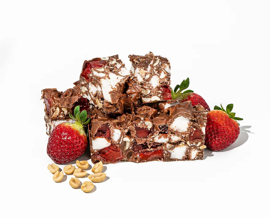 Rocky Road - Strawberry & Peanut Milk