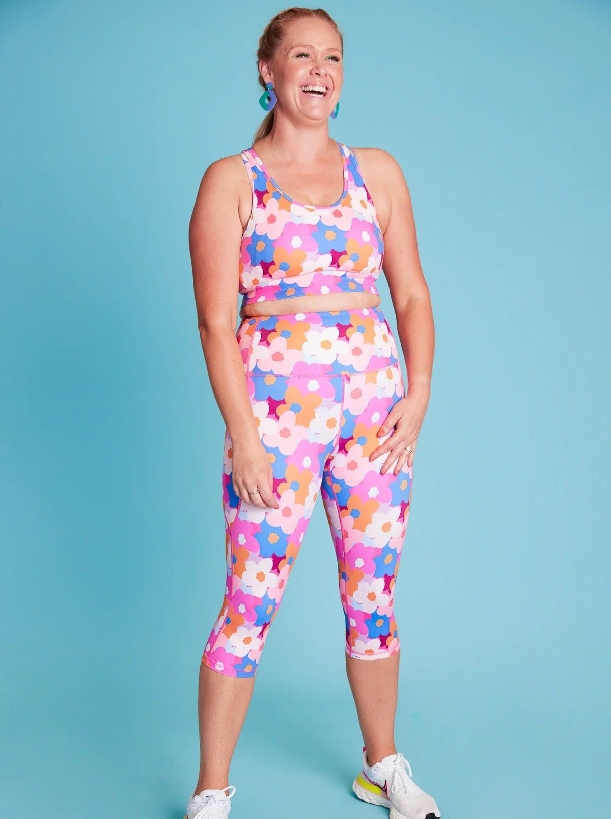 Hello Bloomer Cropped Leggings